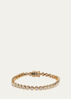 Kendall Row14K Yellow Gold Lab Grown Diamond Tennis Bracelet