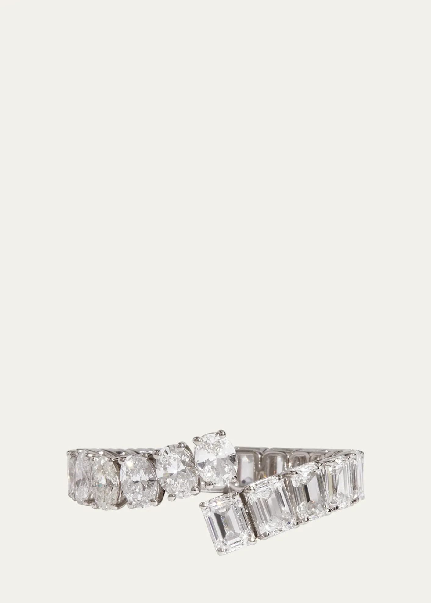 Kendall Row14K White Gold Lab Grown Diamond Eternity Band