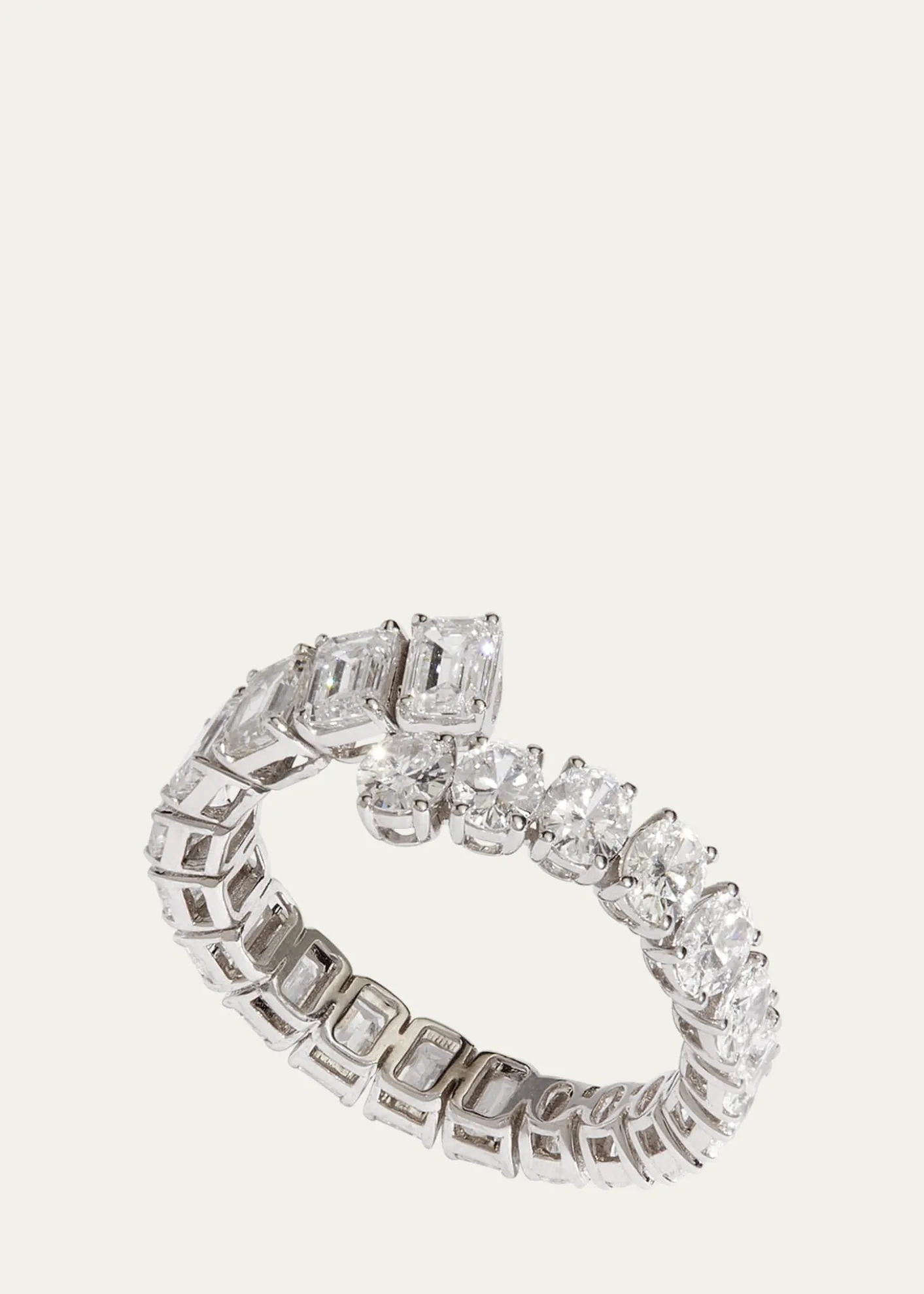 Kendall Row14K White Gold Lab Grown Diamond Eternity Band