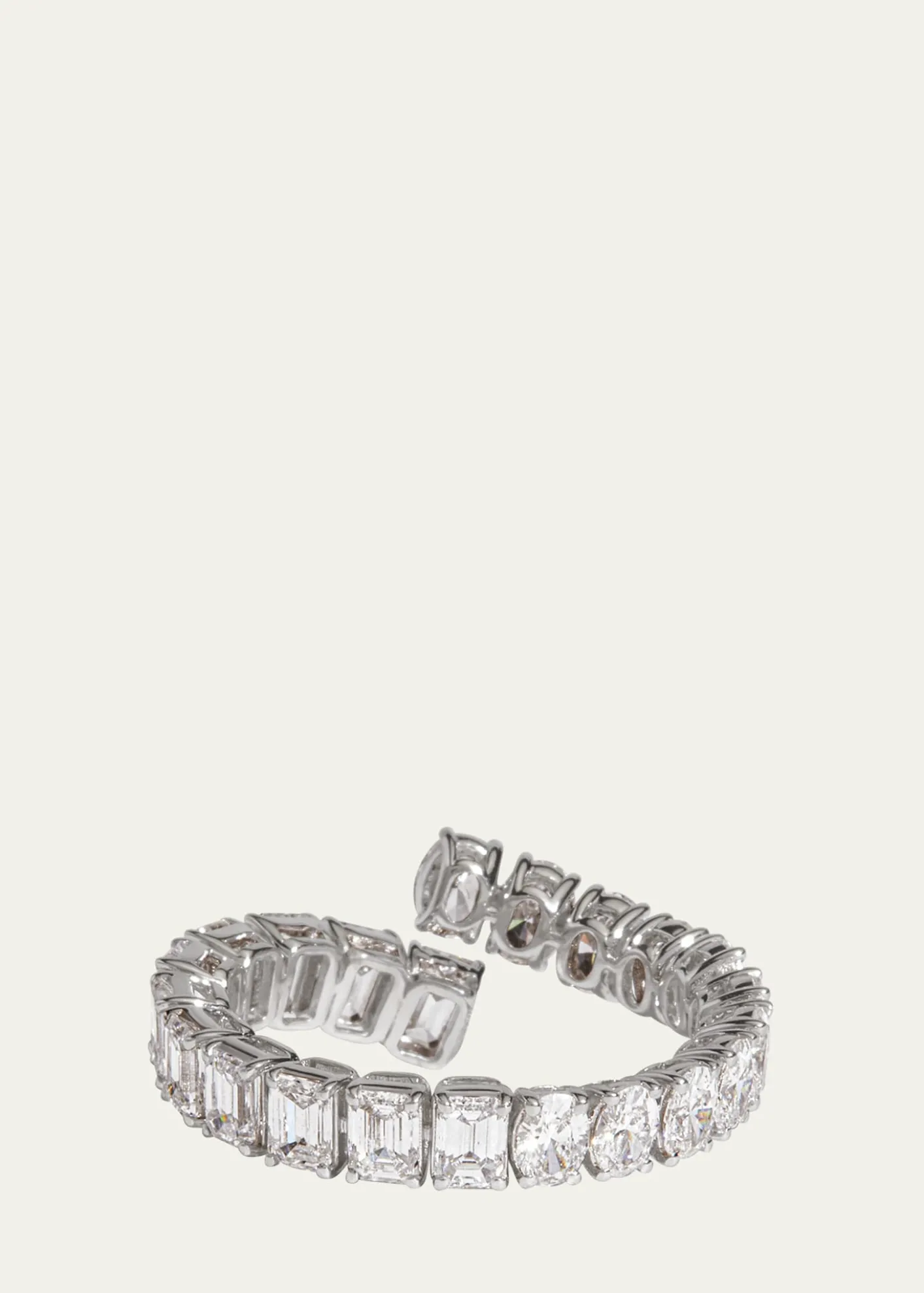 Kendall Row14K White Gold Lab Grown Diamond Eternity Band