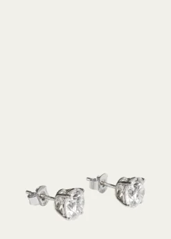 Kendall Row14K White Gold Lab Grown Diamond Stud Earrings, 4.00tcw