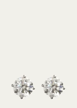 Kendall Row14K White Gold Lab Grown Diamond Stud Earrings