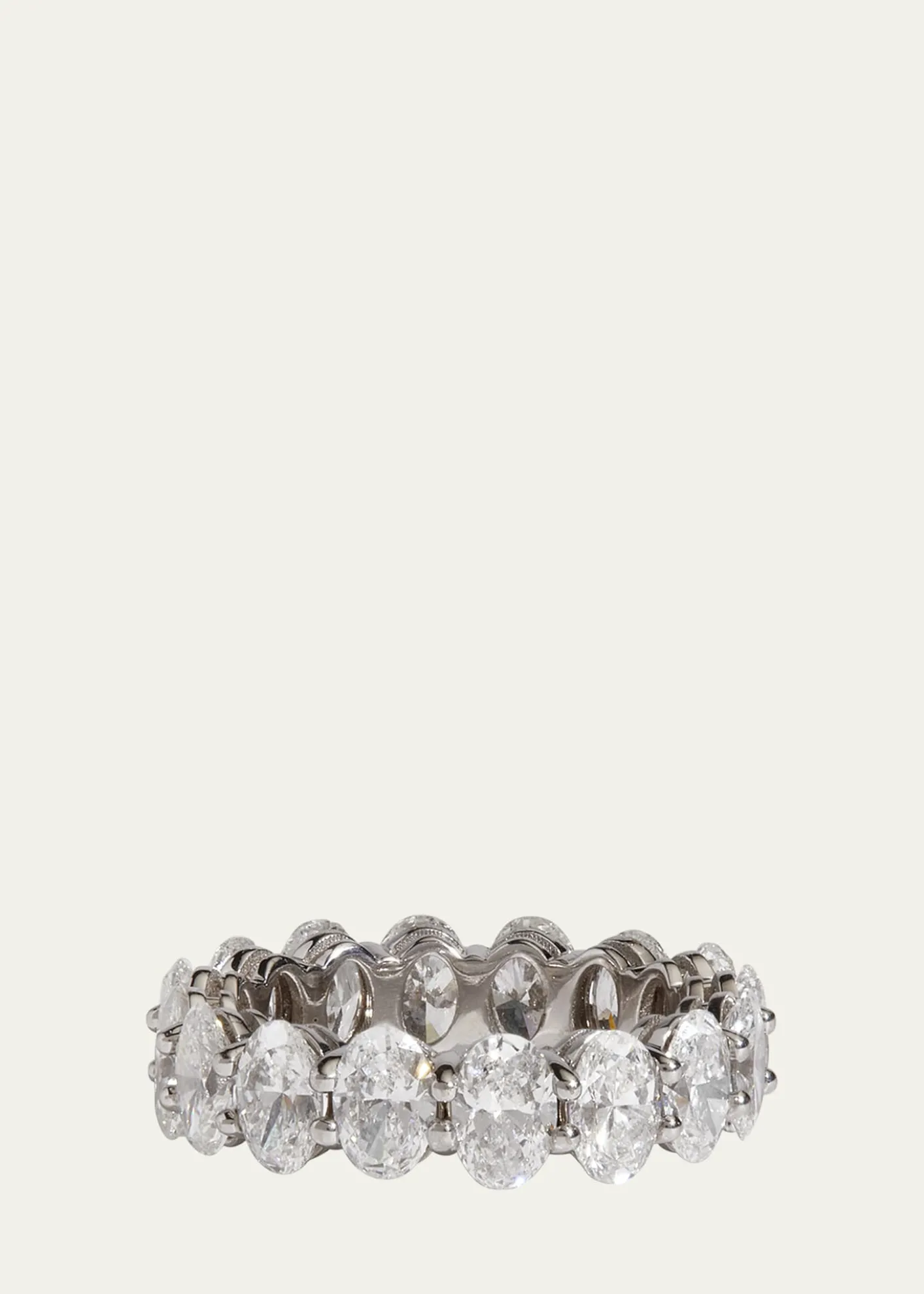 Kendall Row14K White Gold Oval Lab Grown Diamond Eternity Band