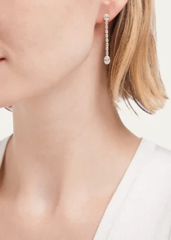 Kendall Row14K Yellow Gold Lab Grown Diamond Dangle Earrings