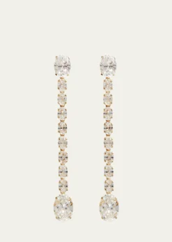 Kendall Row14K Yellow Gold Lab Grown Diamond Dangle Earrings