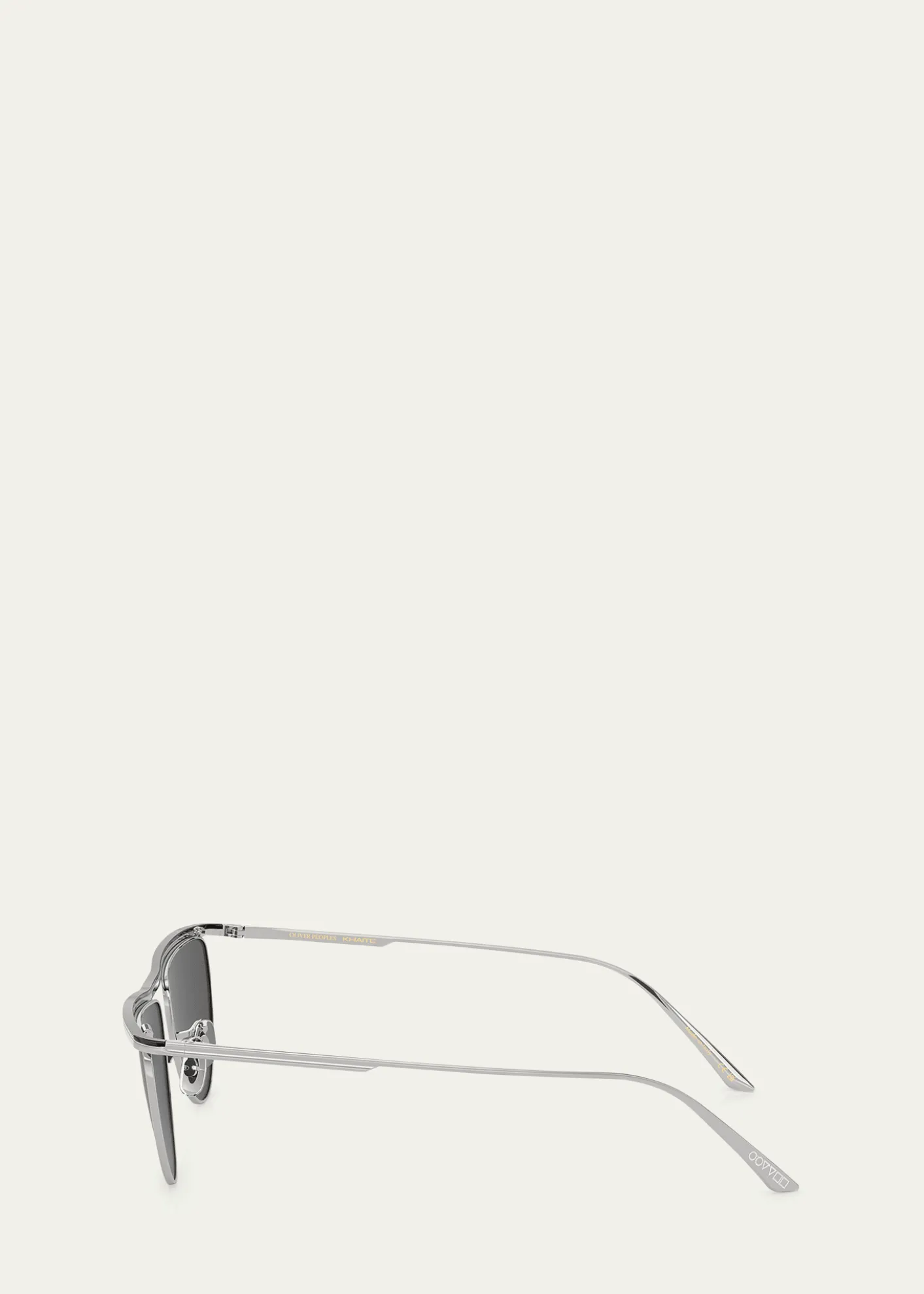 KHAITE x Oliver PeoplesSleek Metal Windsor Rim Sunglasses
