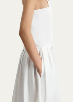 KhaiteAdira Sleeveless Pleated Midi Dress