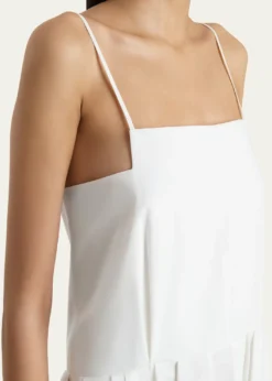 KhaiteAdira Sleeveless Pleated Midi Dress