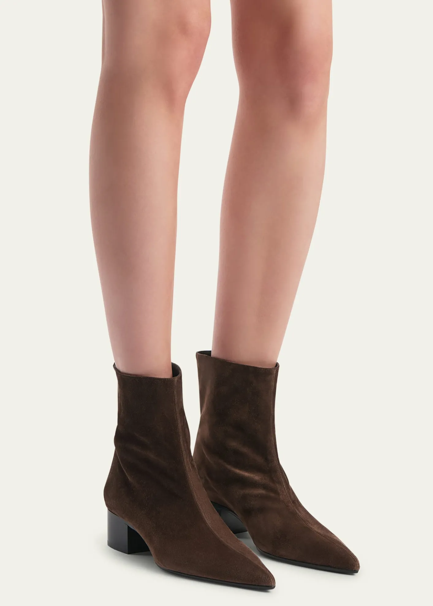 KhaiteAndee Suede Ankle Boots