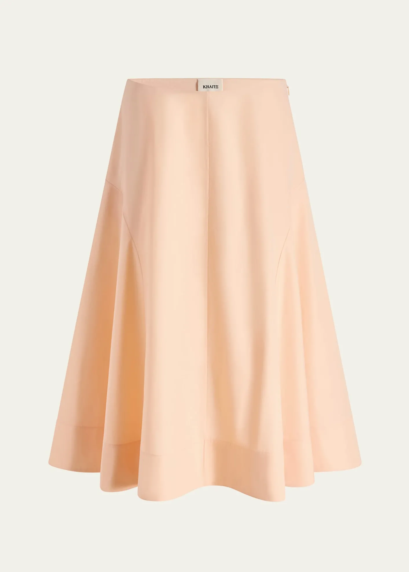 KhaiteArtin Paneled Cotton Midi Skirt
