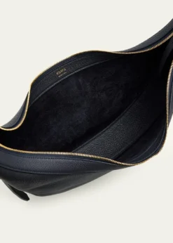 KhaiteAugustina Small Zip Calfskin Crossbody Bag