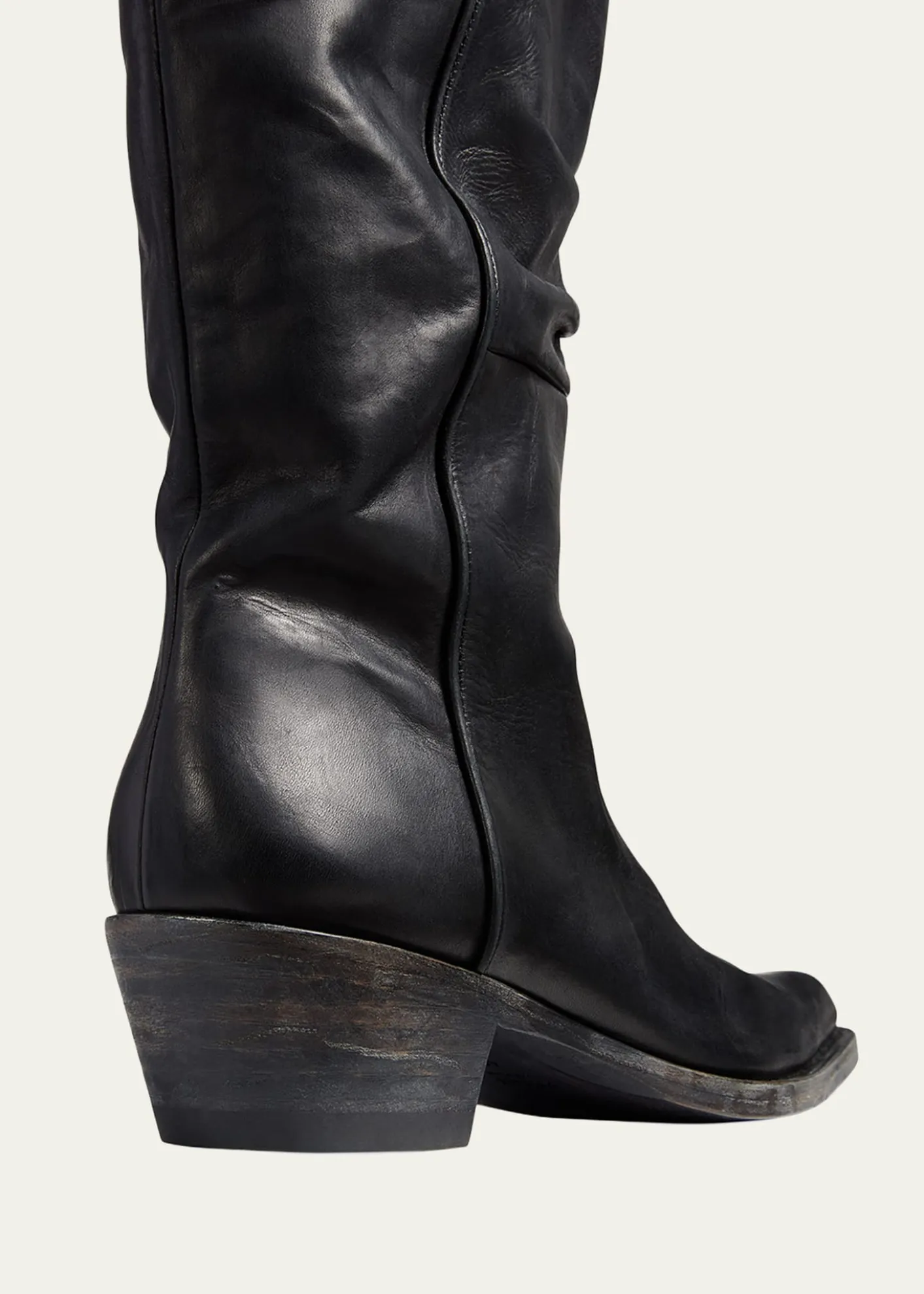 KhaiteClive Calfskin Moto Boots
