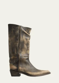 KhaiteClive Rustic Calfskin