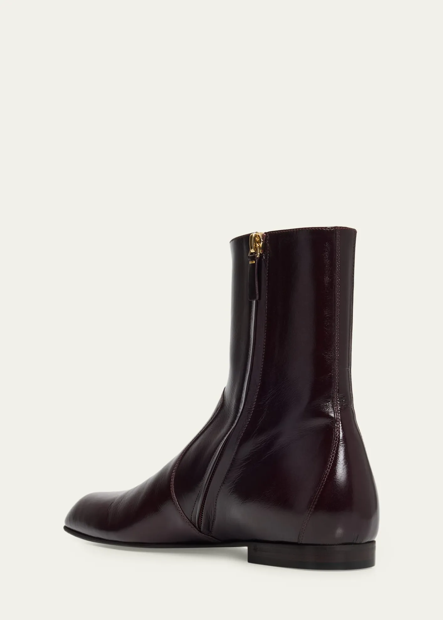 KhaiteColt Leather Ankle Boots