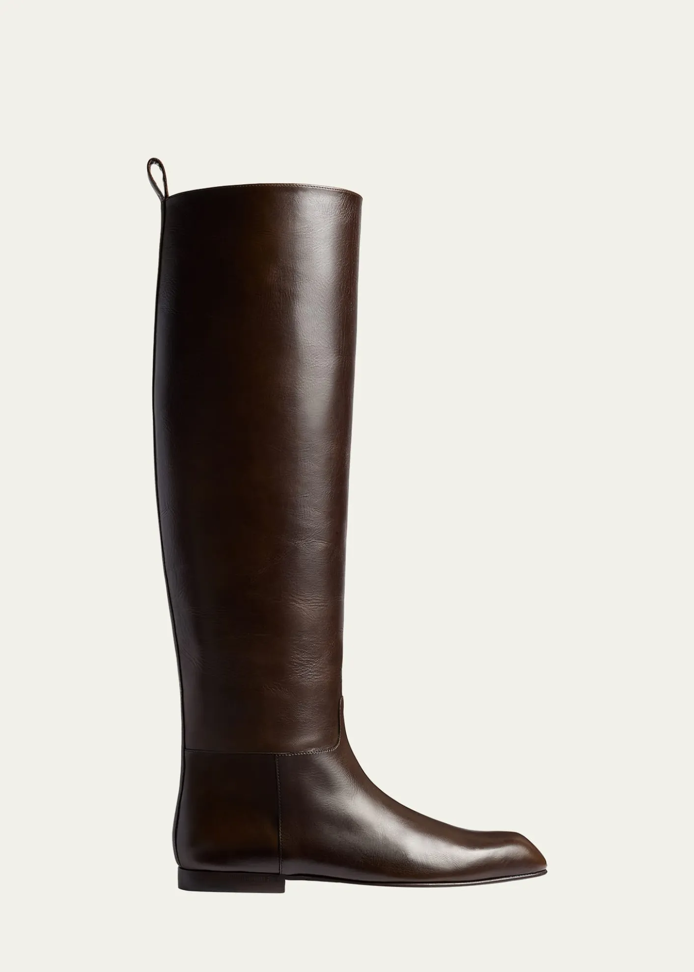 KhaiteColt Leather Knee-High Boots