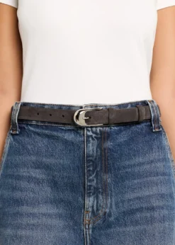 KhaiteDome Suede Belt