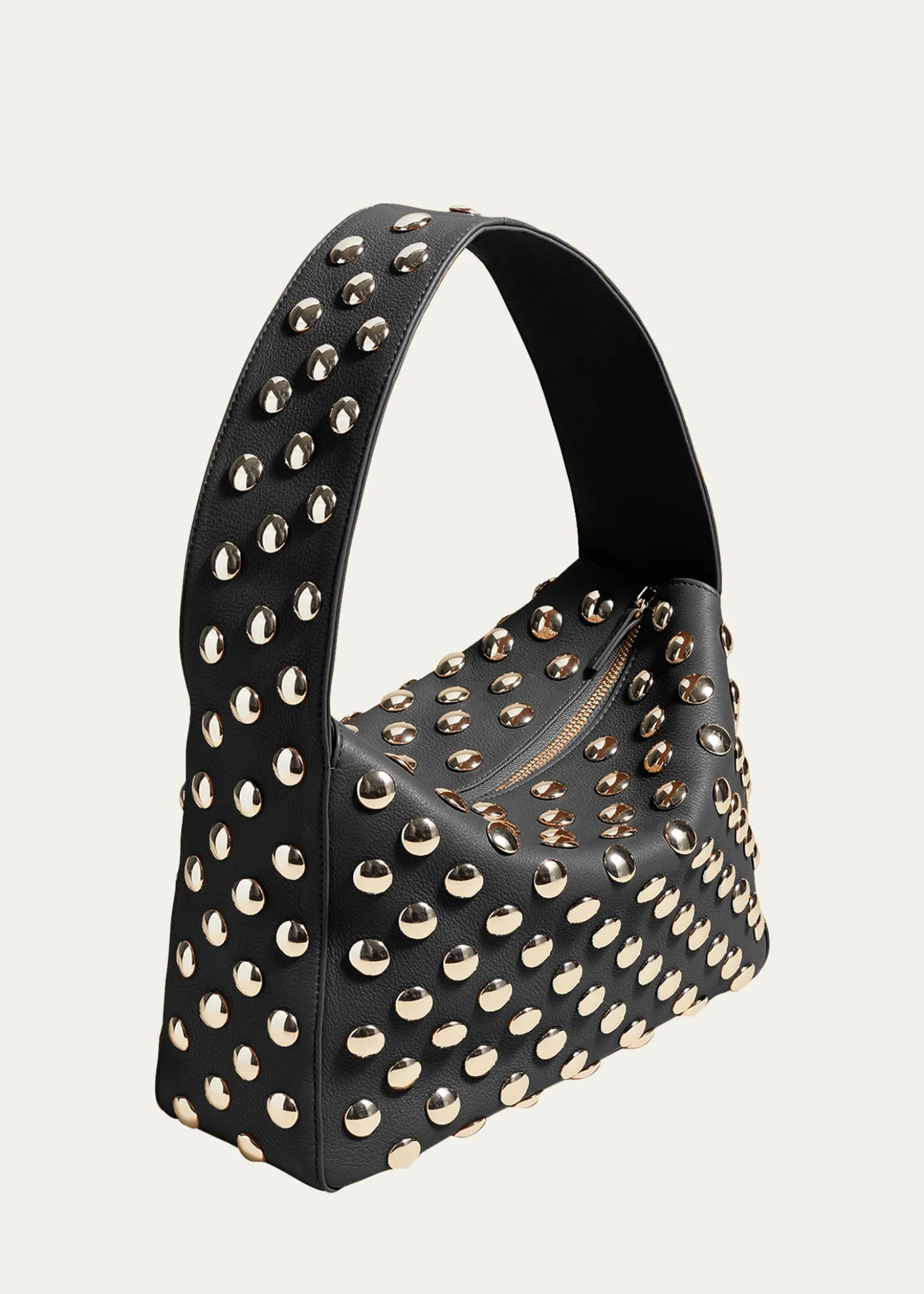 KhaiteElena Studded Leather Shoulder Bag