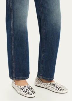 KhaiteJane Studded Leather Ballerina Flats