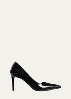 KhaiteJett Patent Leather Stiletto D'Orsay Pumps