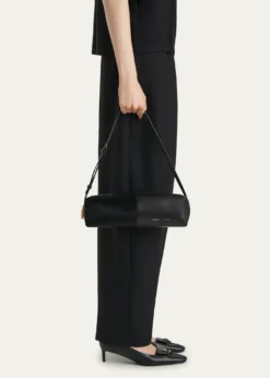 KhaiteKye Leather & Calf Hair Shoulder Bag