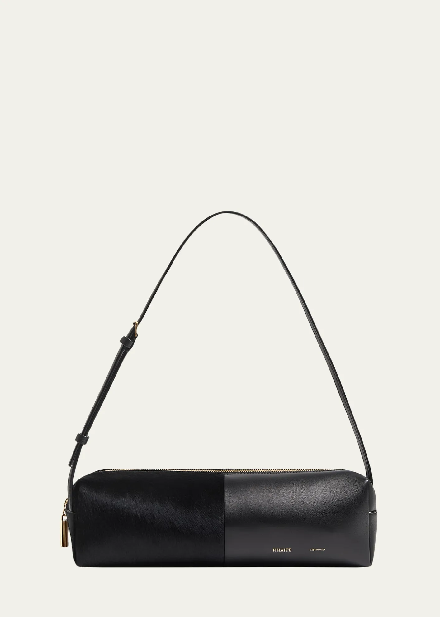KhaiteKye Leather & Calf Hair Shoulder Bag