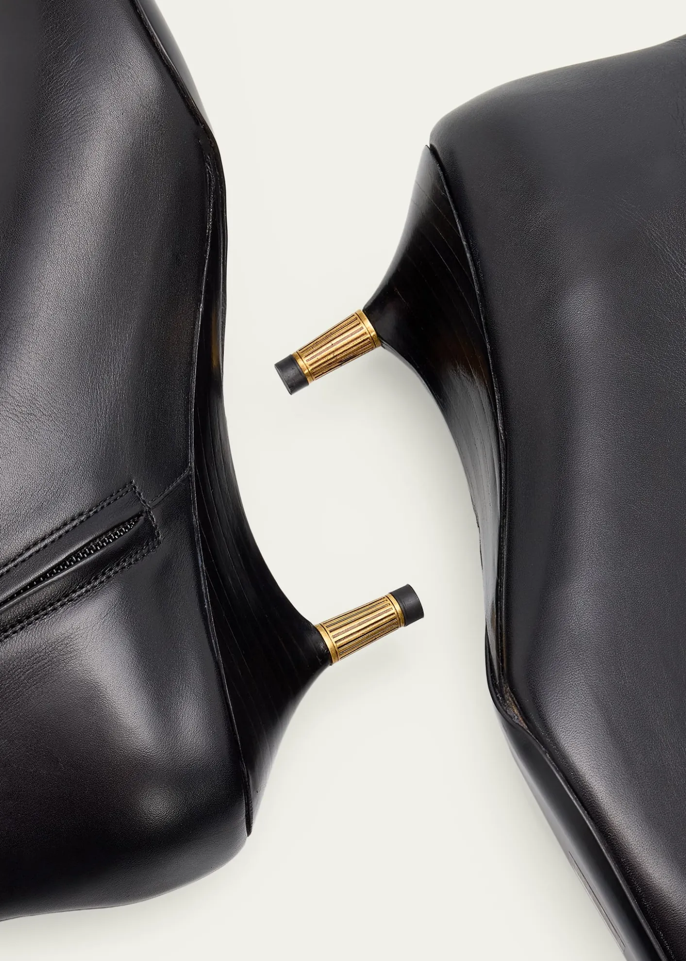 Khaite55mm Bella Leather Ankle Boots