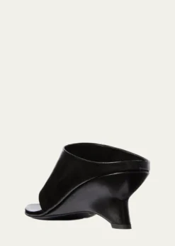 Khaite55mm Marlow Leather Thong Mules