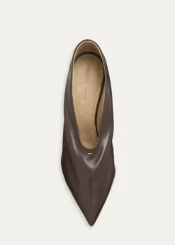 Khaite85mm Miriam Leather Pumps