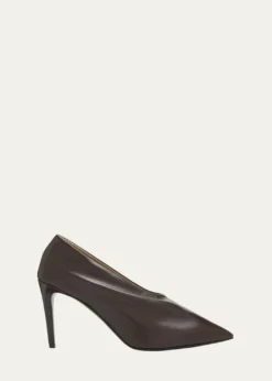 Khaite85mm Miriam Leather Pumps