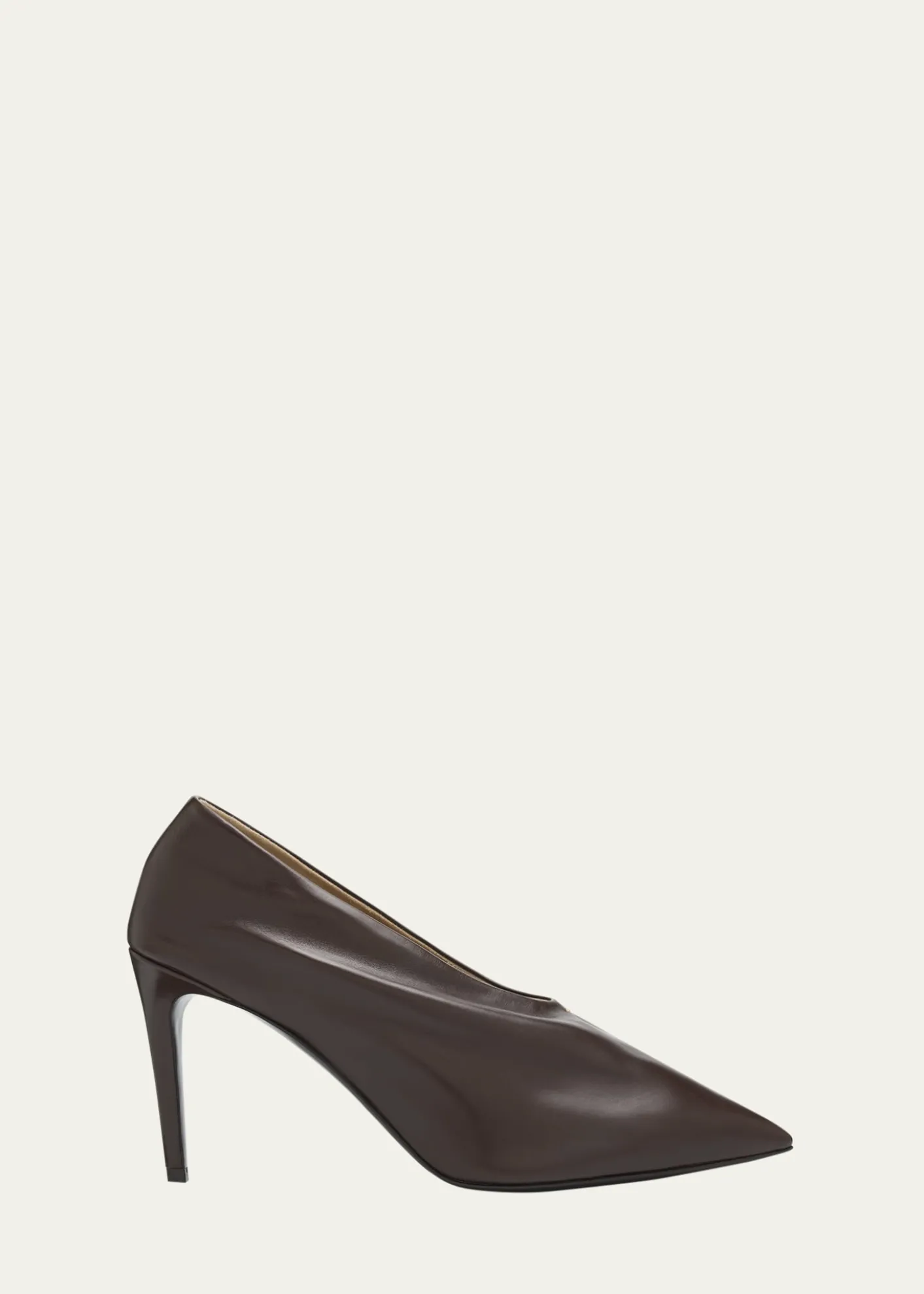 Khaite85mm Miriam Leather Pumps