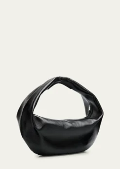 KhaiteOlivia Medium Crackle Patent Hobo Bag