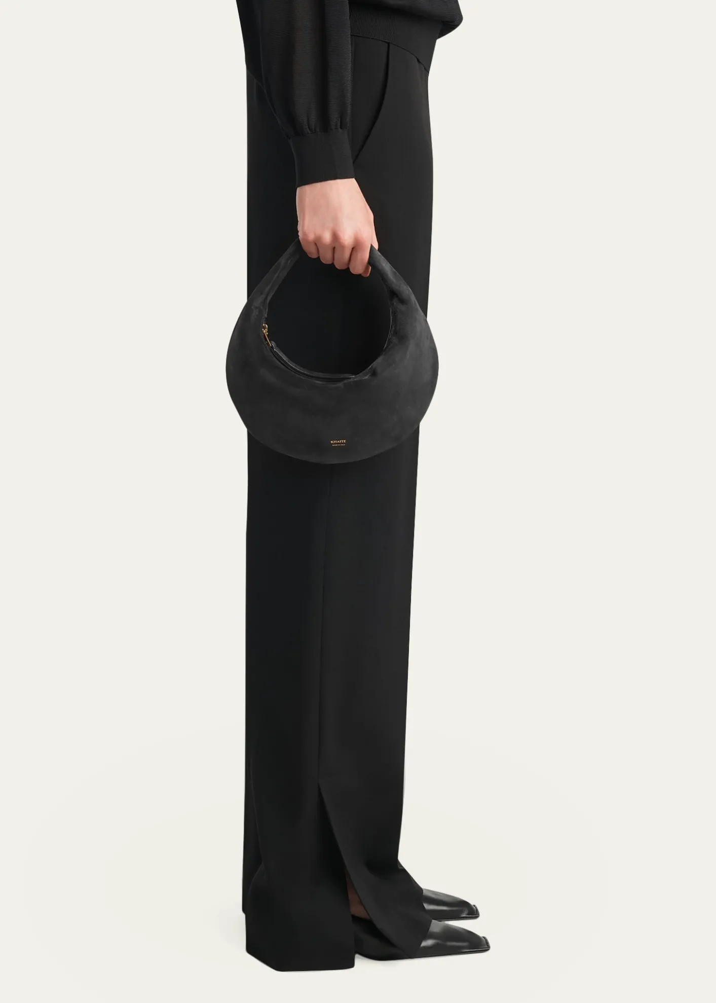KhaiteOlivia Mini Suede Hobo Bag