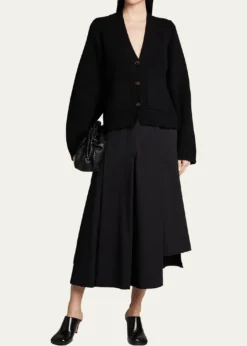 KhaiteScarlet Cashmere Cropped Cardigan