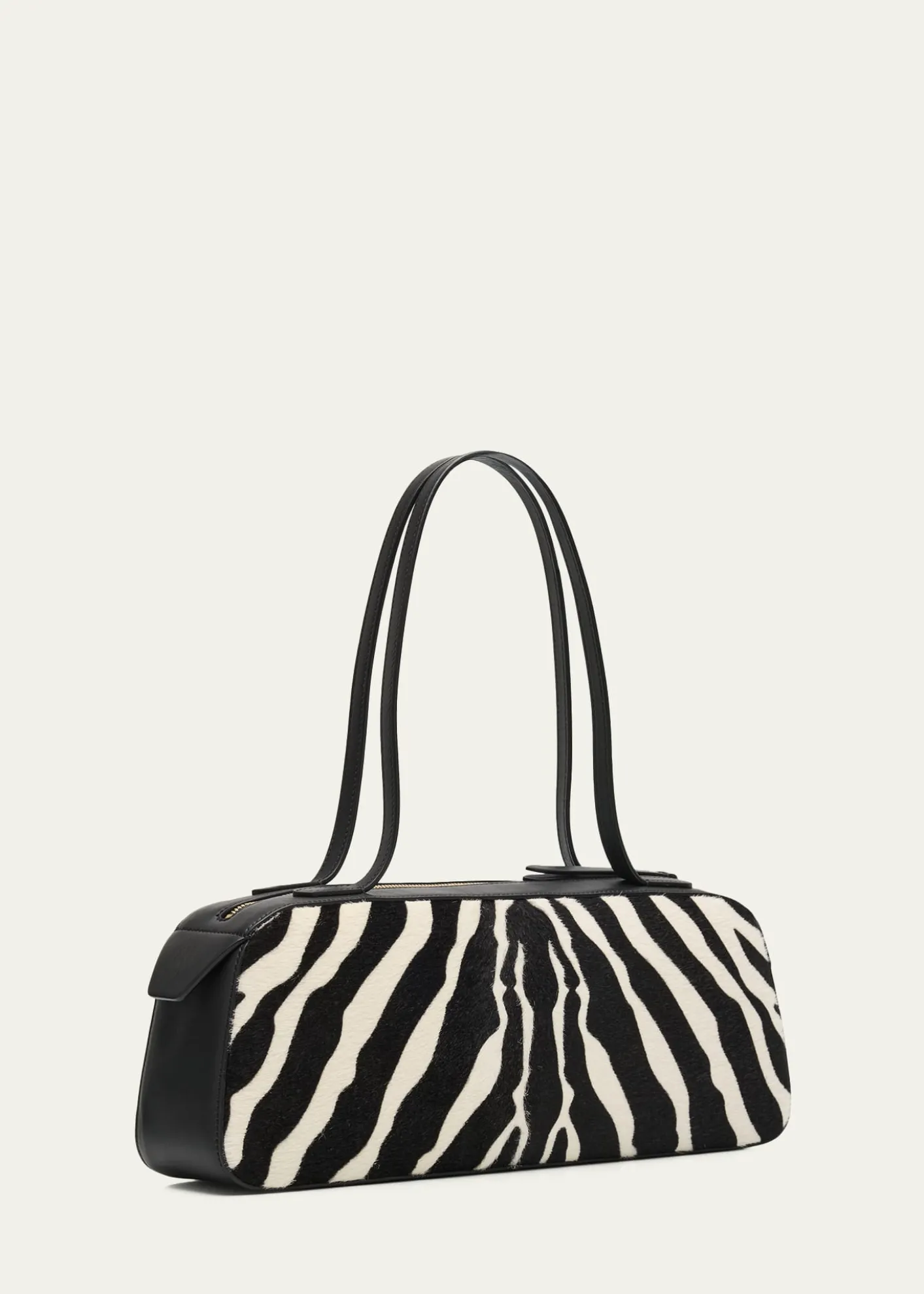 KhaiteSimona Zebra-Print Calf Hair Shoulder Bag