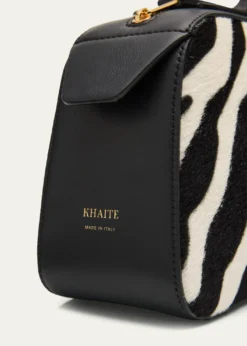 KhaiteSimona Zebra-Print Calf Hair Shoulder Bag
