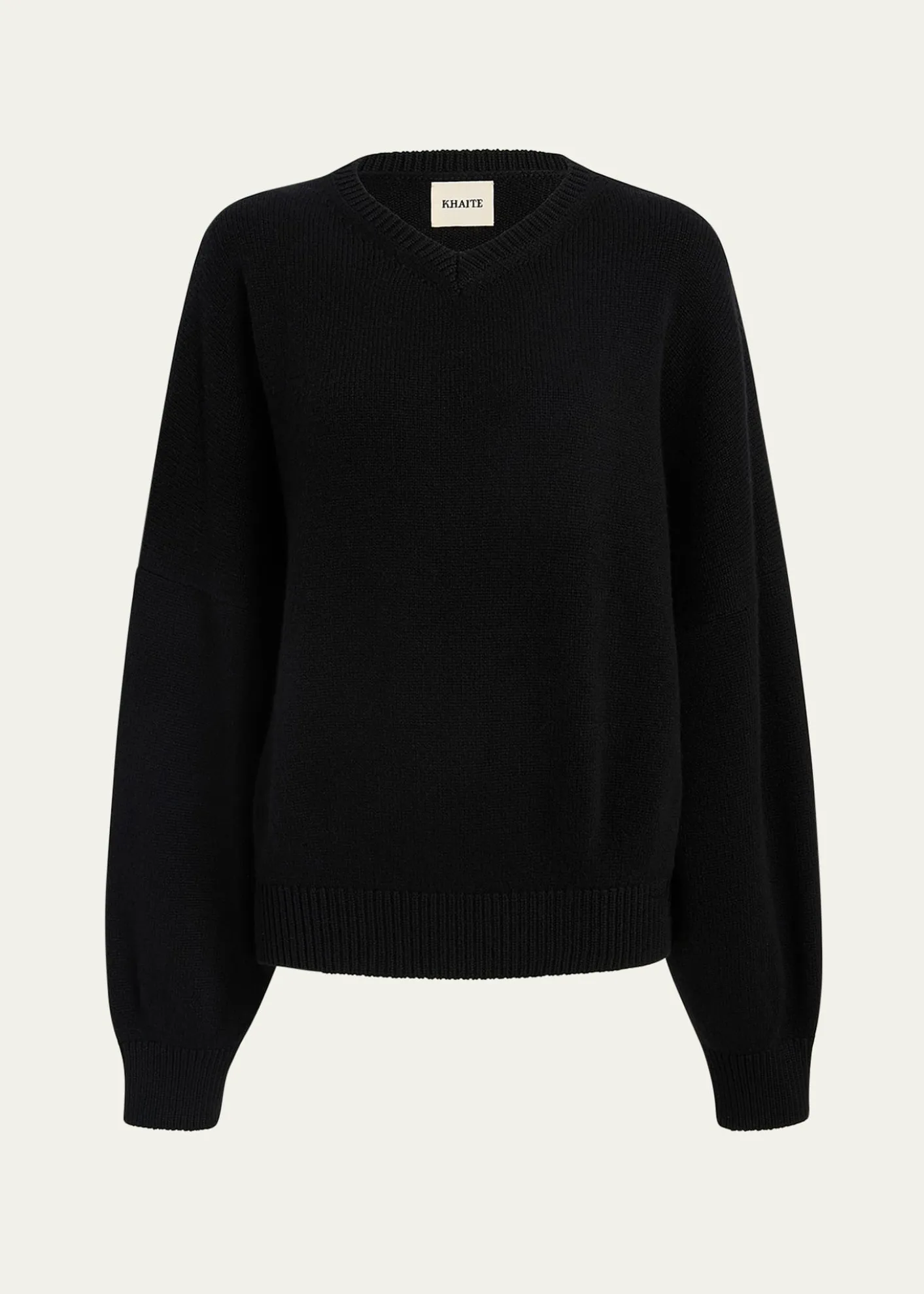 KhaiteWolfe V-Neck Cashmere Sweater