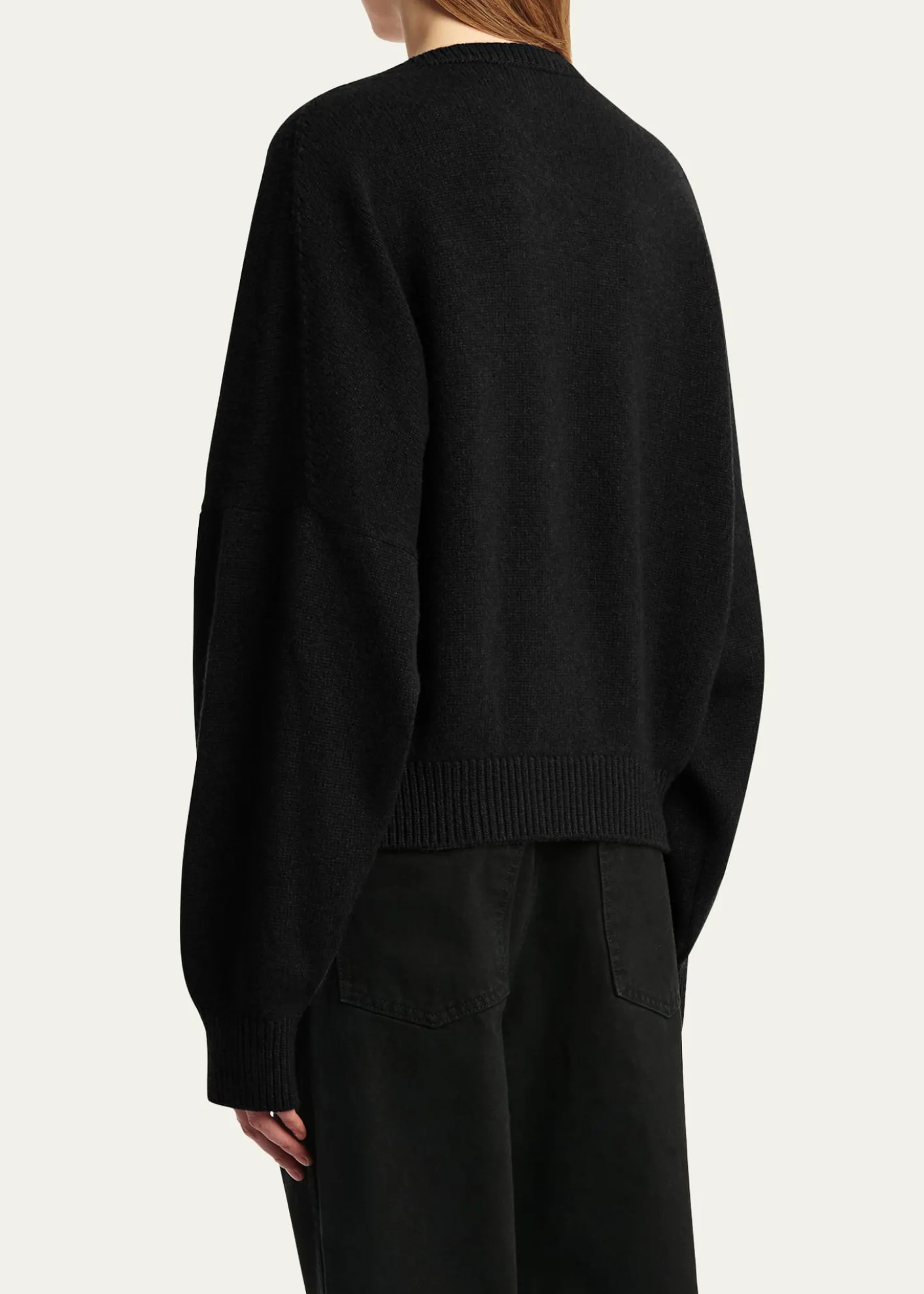 KhaiteWolfe V-Neck Cashmere Sweater