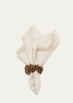 Kim SeybertChambray Fringe Napkin