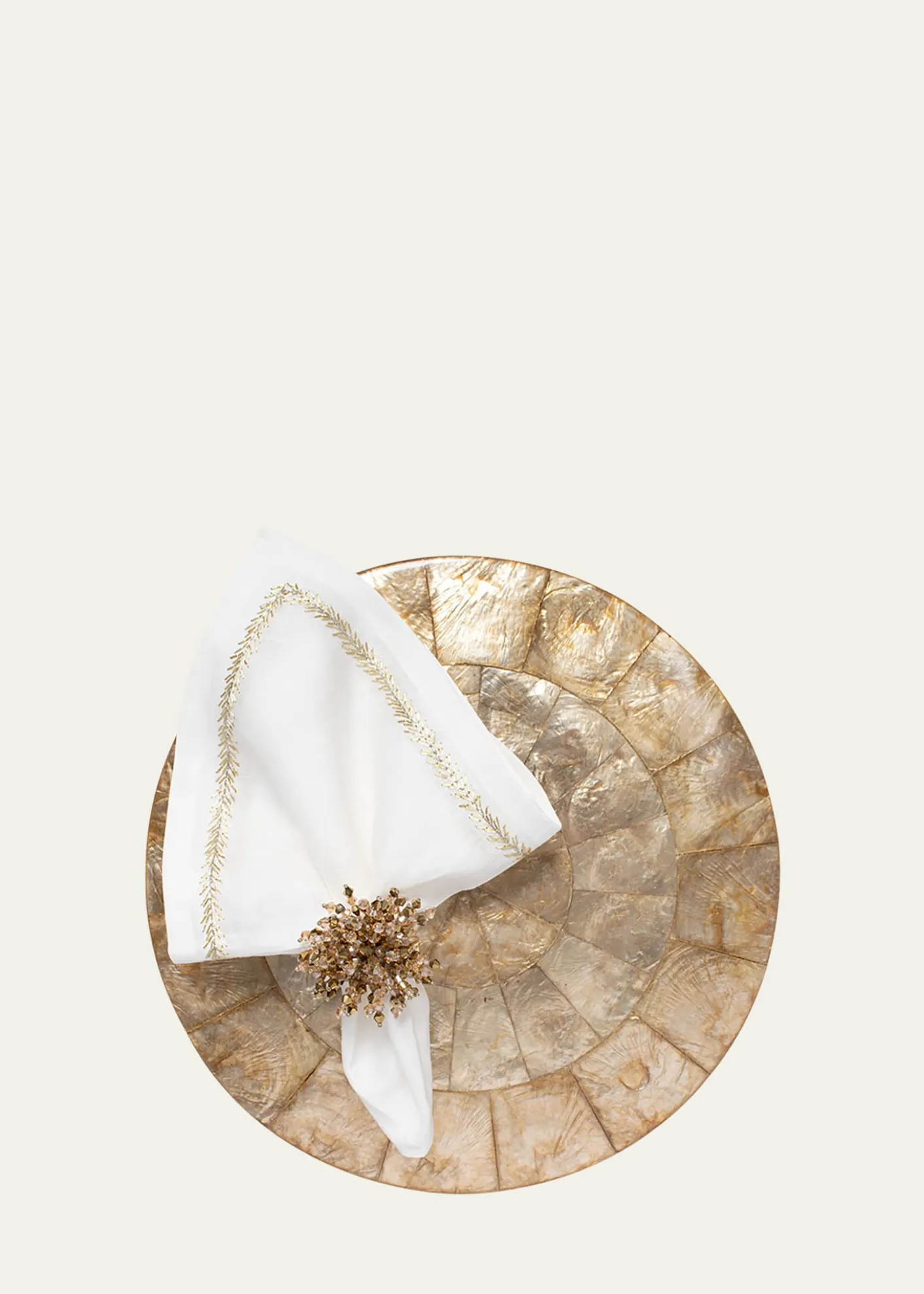 Kim SeybertChampagne Capiz Placemat