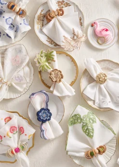Kim SeybertPrintemps Embroidered Napkin