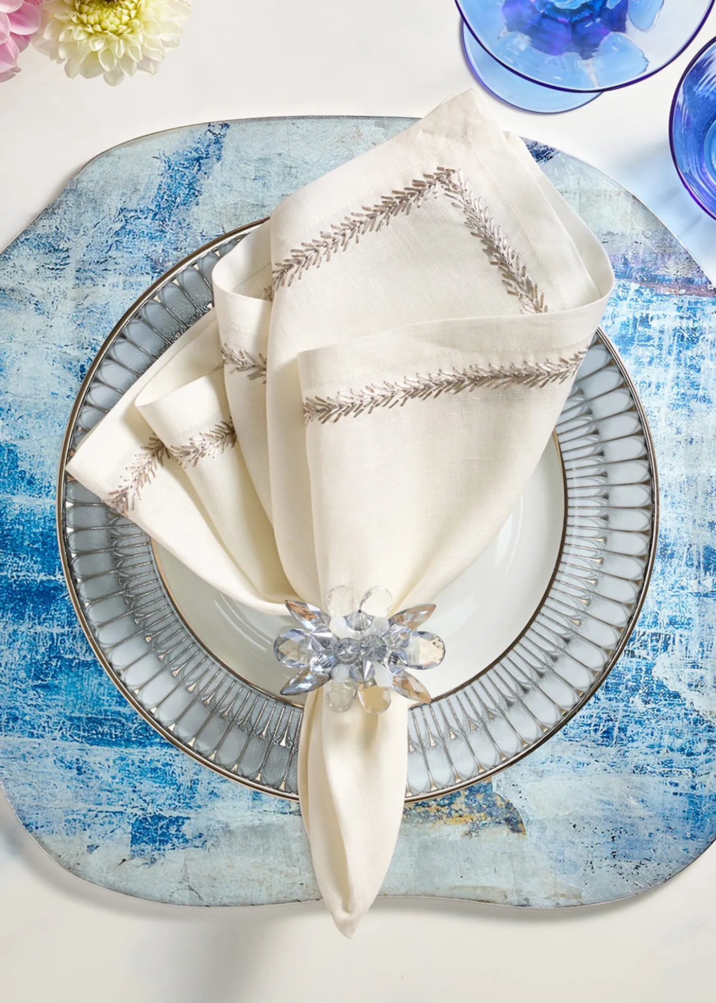 Kim SeybertSpectra Napkin Rings, Set of 4