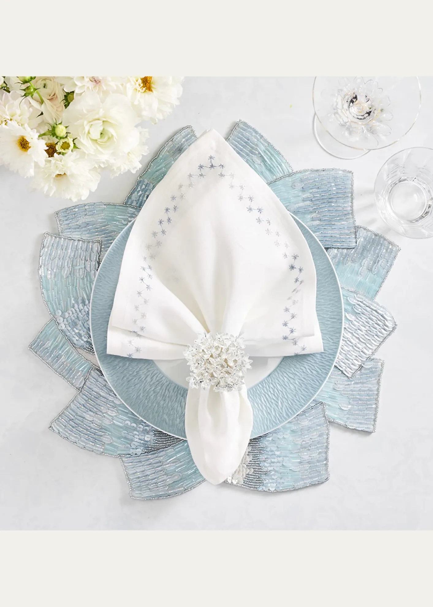 Kim SeybertTidal Beaded Placemat