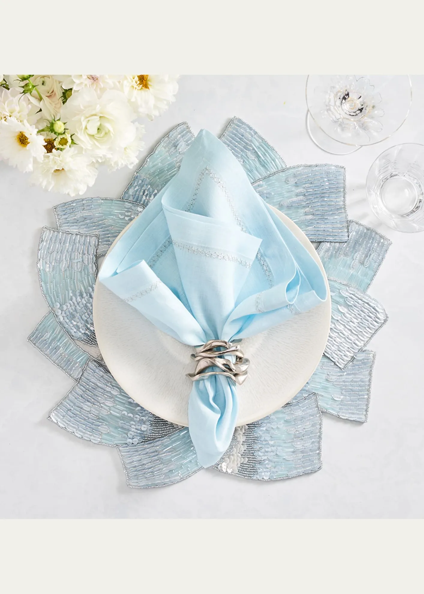 Kim SeybertTidal Beaded Placemat