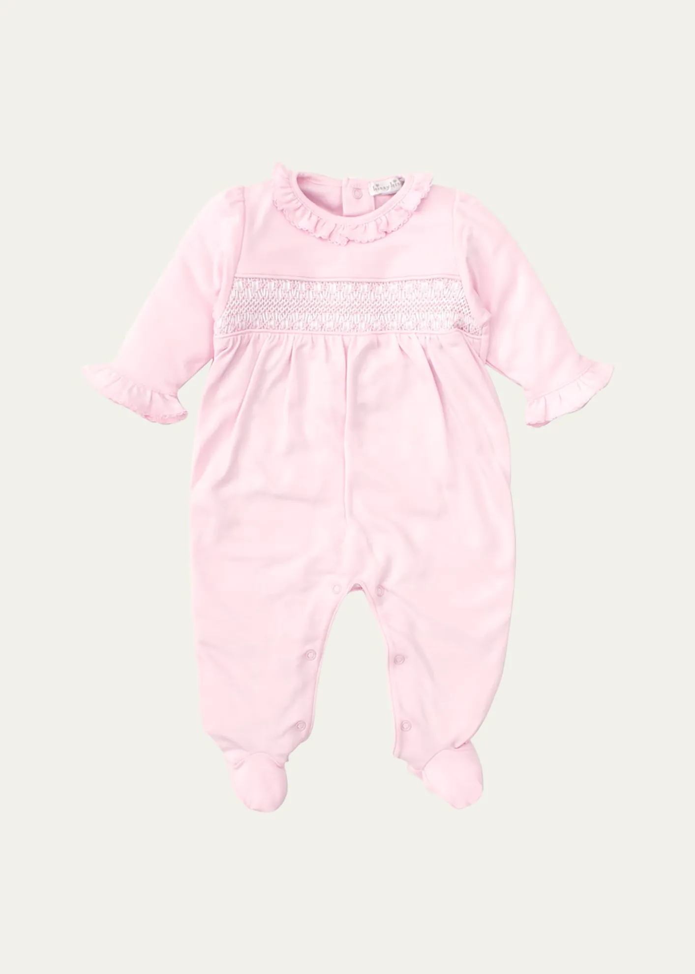 Kissy KissyGirl's CLB Charmed Smocked Footie, Size Newborn-6M