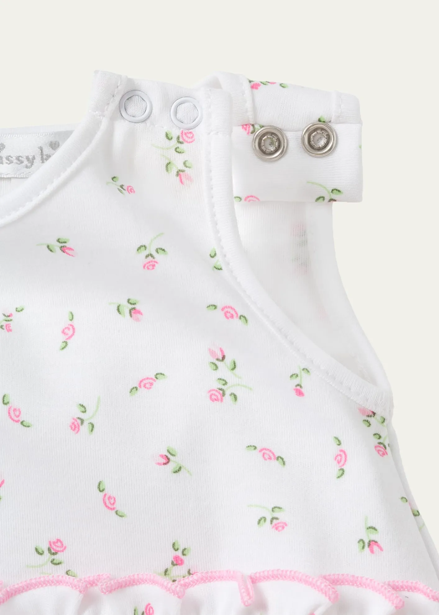 Kissy KissyGirl's Garden Roses Ruffle Romper, Size Newborn-18M
