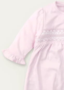 Kissy KissyGirl's Hand-Smocked Ruffle Gown, Size Newborn
