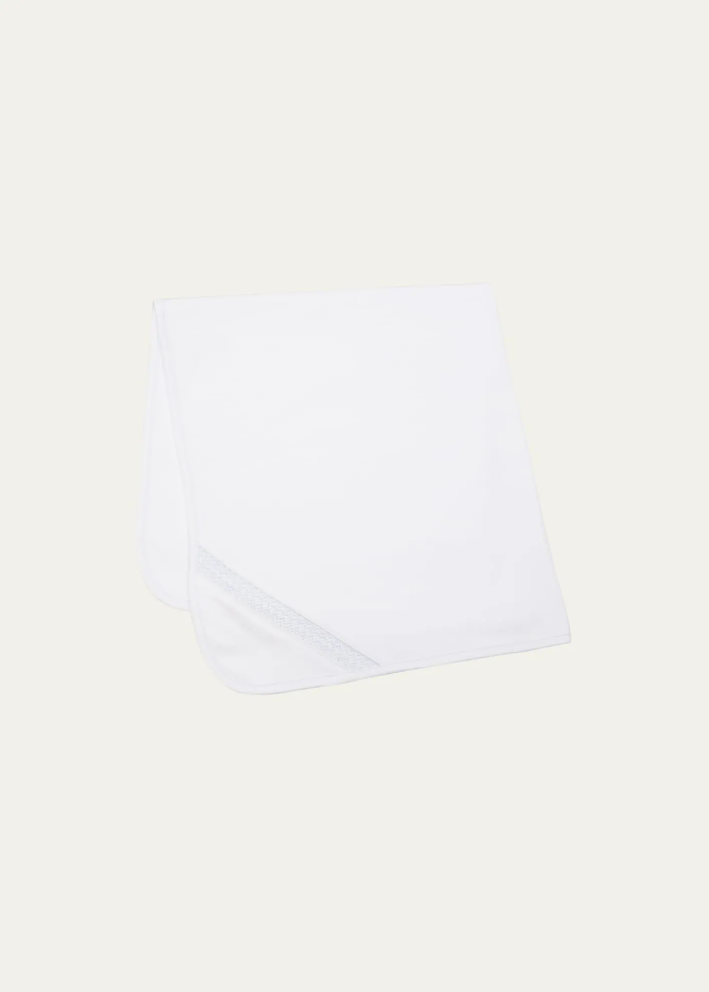 Kissy KissyBoy's Hand-Smocked Pima Cotton Baby Blanket