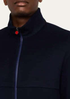 KitonMen's Cashmere Full-Zip Bomber Jacket