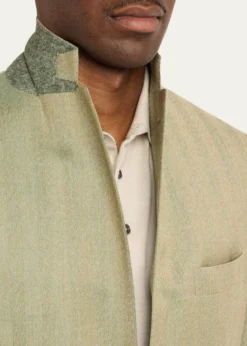 KitonMen's Cashmere Herringbone Single-Breasted Sport Coat