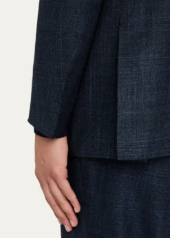 KitonMen's Cashmere, Wool and Silk Plaid Two-Piece Suit